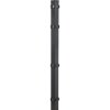 Rohový plotový stĺpik pre zvárané pletivo antracitový 6 cm x 6 cm x 200 cm
