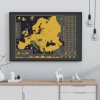 Stieracia mapa Európy Angličtina