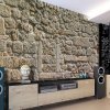 Artgeist Fototapeta - Wall From Stones Veľkosť: 300x210, Verzia: Premium