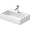 Duravit Vero Air - Umývadlo, 60x40 cm, bez prepadu, otvor na batériu, WonderGliss, biela 23686000411