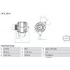 BOSCH Alternátor 0986041960