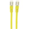 Intellinet 737104 RJ45 sieťové káble, prepojovacie káble CAT 6A S/FTP 20.00 m žltá fóliové tienenie, tienenie pletivom, bez halogénov 1 ks; 737104