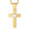 SOFIA zlatý prívesok krížik PAC301-081
