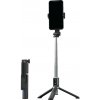 TopQ Bluetooth tripod mini selfie tyč P40S so statívom čierna