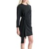 DKNY L/S Side Knot A-line Black