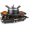 Klarstein Entrecote, raclette gril s fondue 2 v 1, 1100 W, prírodný kameň, pre 8 osôb (GQ6-ENTRECOTE-FONDLE)