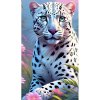 Diamantový obraz Snežný leopard