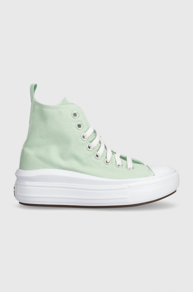 Converse plátenky Chuck Taylor All Star Move Platform A06350C zelená