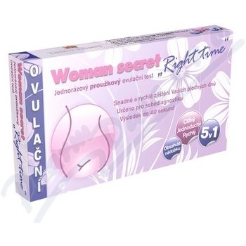 Woman Secret Right Time ovulačný test prúžkový 5 v 1