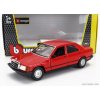 Bburago Mercedes Benz 190E 1987 18 21103 ČERVENÁ MODEL AUTA 1:24