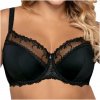 AVA Podprsenka Novato, model 1030, čierna, semi-soft, plus size 105F