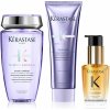 Kérastase Blond Absolu + Elixir Ultime Kérastase Elixir Ultime L'huile Originale olej na vlasy pre všetky typy vlasov 30 ml + Kérastase Blond Absolu Bain Lumière šampónový kúpeľ pre zosvetlené alebo m