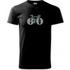 Narodeniny 60 rokov na bicykli - Tričko extra veľké (5-8XL) - 5XL ( Čierna )