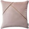 Dekoračná obliečka na vankúš velúrová 45x45 Be Glam Simple púdrová ružová