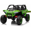 JOKO Elektrické Autíčko Buggy 4x4 KCK, penové kolesá, kožené sedadlo, 4x50W 24V, nosnosť 50kg, zelené
