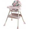 Detská jedálenská stolička 2v1 Comfort - Ružová Ornament