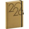 NOTIQUE Denný diár Ajax 2026, zlatý, 15 x 21 cm