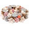 MagicHome Vianoce Veniec Vianoce ružovo-oranžový, 30 cm