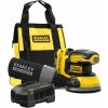 Stanley SFMCW220D1S FatMax V20 Aku excentrická brúska 125mm (18V/1x2,0Ah), taška