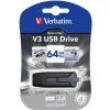 Verbatim Store #39;n#39; Go V3 64GB čierna / Flash Disk / USB 3.0 / čítanie: 80MBs / zápis: 25MBs (49174-V)