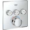 GROHE Grohtherm SmartControl - Termostat pre podomietkovú inštaláciu s 3 ventilmi, chróm 29126000