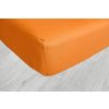 KERA Plachty jersey - Tmavá oranžová 44 1x (90 x 200 cm)