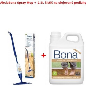Spray mop Bona + čistič na olejované podlahy 2,5 l od 45 € - Heureka.sk
