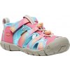 Detské sandále Keen, SEACAMP II CNX CHILDREN Ružová,Svetlomodrá,Sivá, 24 EU