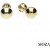 MOZA gold Náušnice guličky MG2402 Farba Zlata: žlté Au
