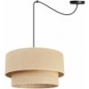 Light Home Závesné svietidlo Juta Spider, 1x jutové tienidlo, (výber z 2 farieb konštrukcie), (fi 45cm)
