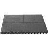 Gumená dlažba Terrace, 100 x 100cm čierna 3cm