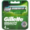 Gillette Mach3 Sensitive náhrádna hlavica 4ks