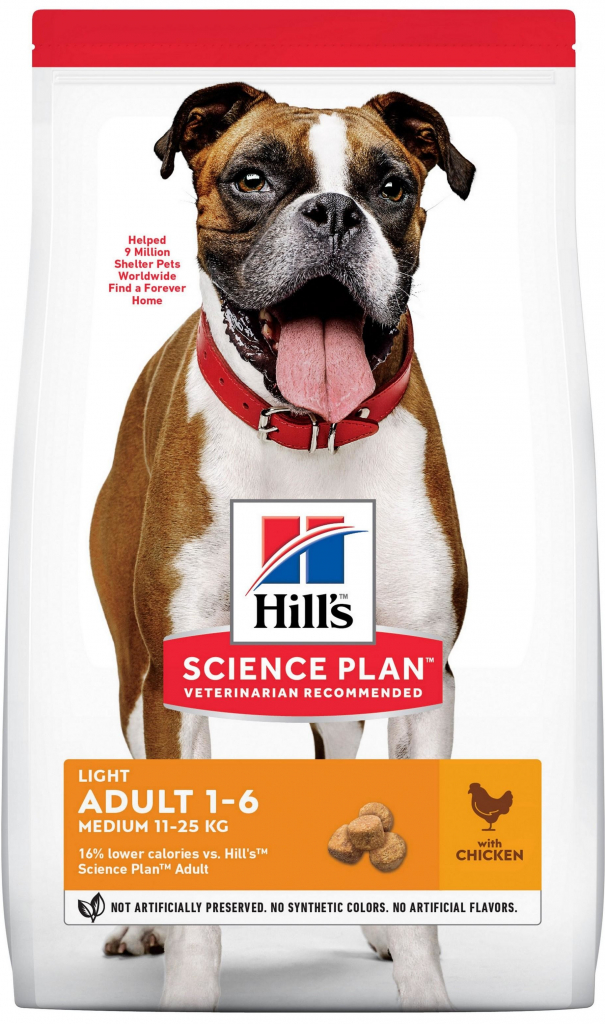 Hill’s Science Plan Adult Light Medium Chicken 14 kg