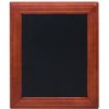 Tabule Securit UNIVERSAL nástěnná na popis křídou 30x40cm, Mahagony, lakovaná