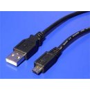 PremiumCord Kábel micro USB, A-B 1m