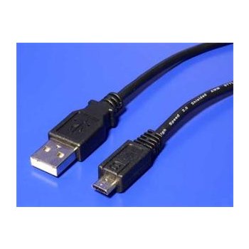 PremiumCord Kábel micro USB, A-B 1m