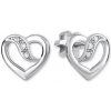 Soliter Romantické náušnice z bieleho zlata Srdiečka 745 239 001 00909 0700000