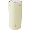 Stelton TO GO CLICK Cestovní hrnek 400 ml jemně žlutý