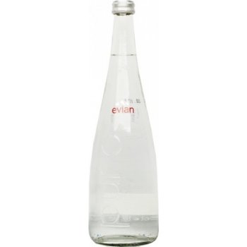 Evian 0,75 l sklo