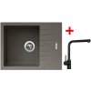 Sinks PERFECTO 650 Truffle + Elka čierna matná