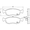 Sada brzdových platničiek kotúčovej brzdy BREMBO P 68 039
