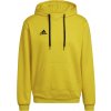 Pánska futbalová mikina adidas, ENT22 HOODY Žltá,Čierna S