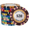 Kusový žetón na poker Monte Carlo Pokerclub 20