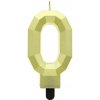 Dortisimo Tortové sviečky -metalická zlatá 0 (7,6cm)