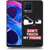 Picasee silikónový čierny obal pre Realme 8 Pro - Cloudy Eye - Transparent