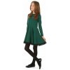 Fashionkids Dievčenské šaty SIMONKA zelená