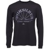 Pánske tričko Quiksilver, RAYS FOR DAYS LS tmavo modrá,svetlomodrá L
