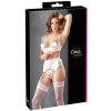 Cottelli Collection Lingerie 3 dílná sada s otevřenou podprsenkou