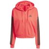 adidas Performance adidas Essentials 3-Stripes French Terry Full-Zip Hoodie | 4067905871292 | Oranžová | L