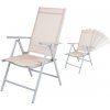 Kempingové kreslo Klap - beige MC5000B